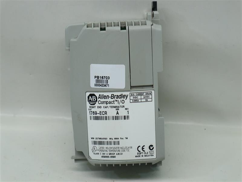 Allen-Bradley Output Module w/o Terminal w/ 1769-ECR Right End Cap/Terminator