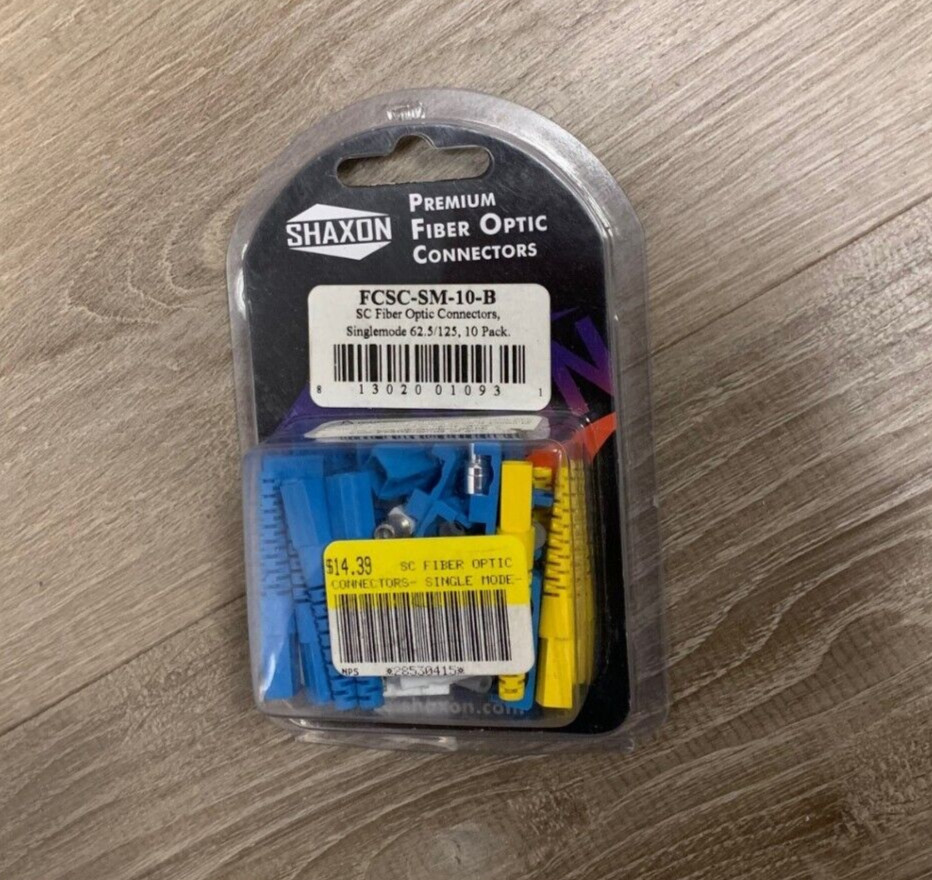 Shaxon FCSC-SM-10-B Premium Fiber optic Connectors