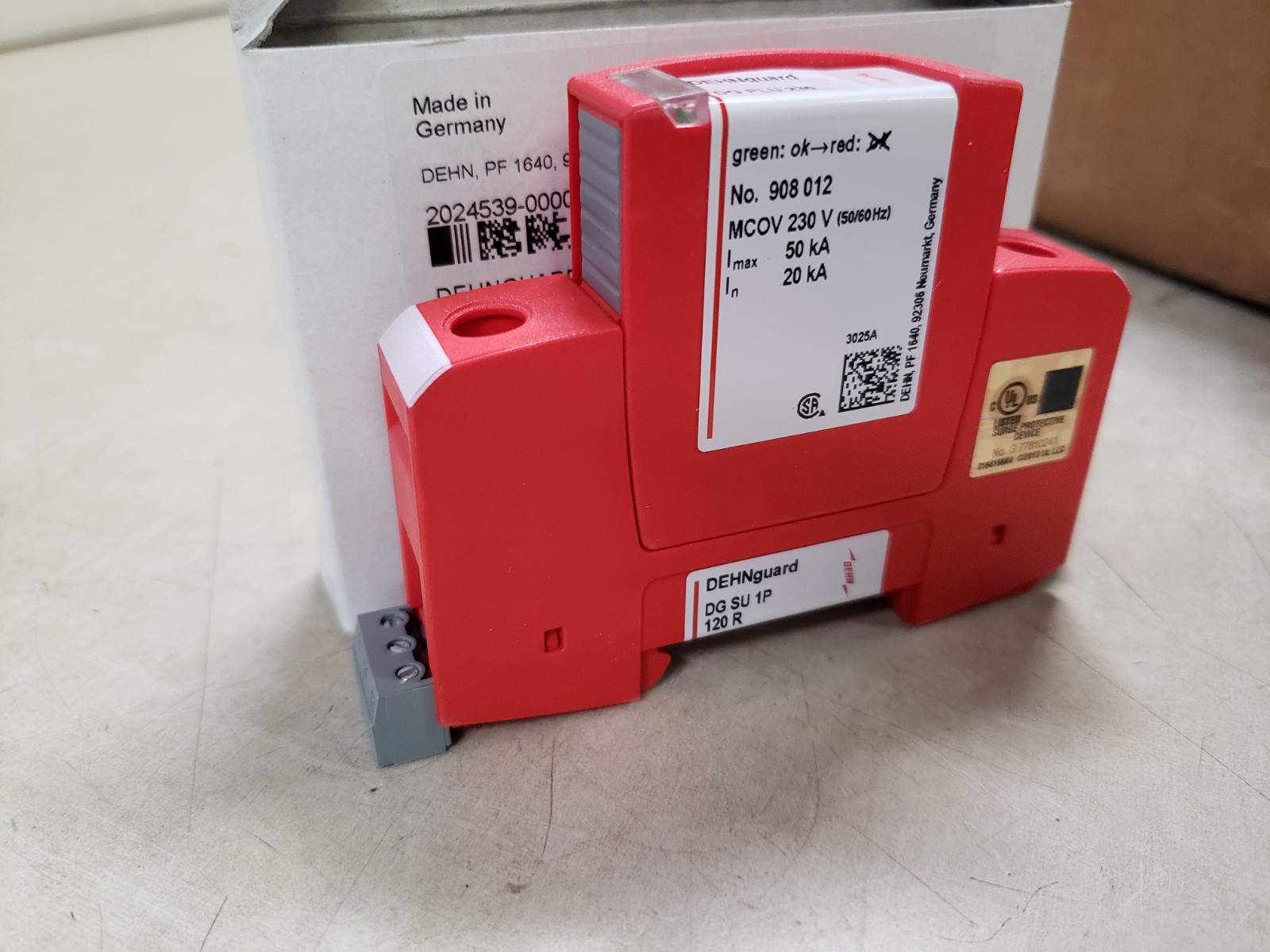 Dehn DG-SU Series Power Surge Protective Device 120 VAC 1-Phase 908090