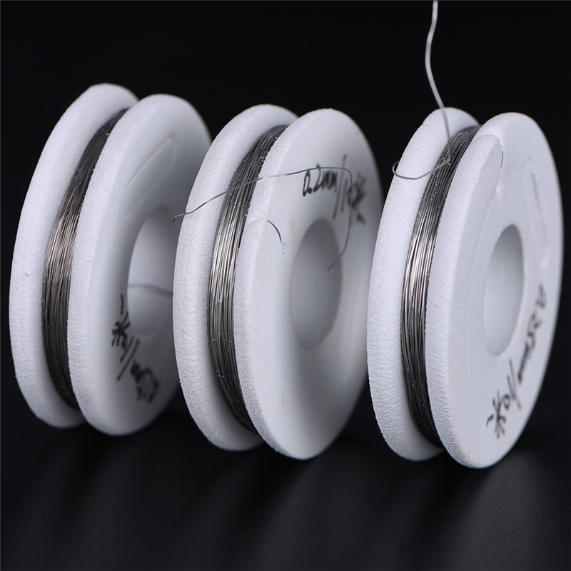 Nichrome Wire Electric Wire 0.15~0.25mm 10m Resistance Resistor AWG WirIJUSHAEM