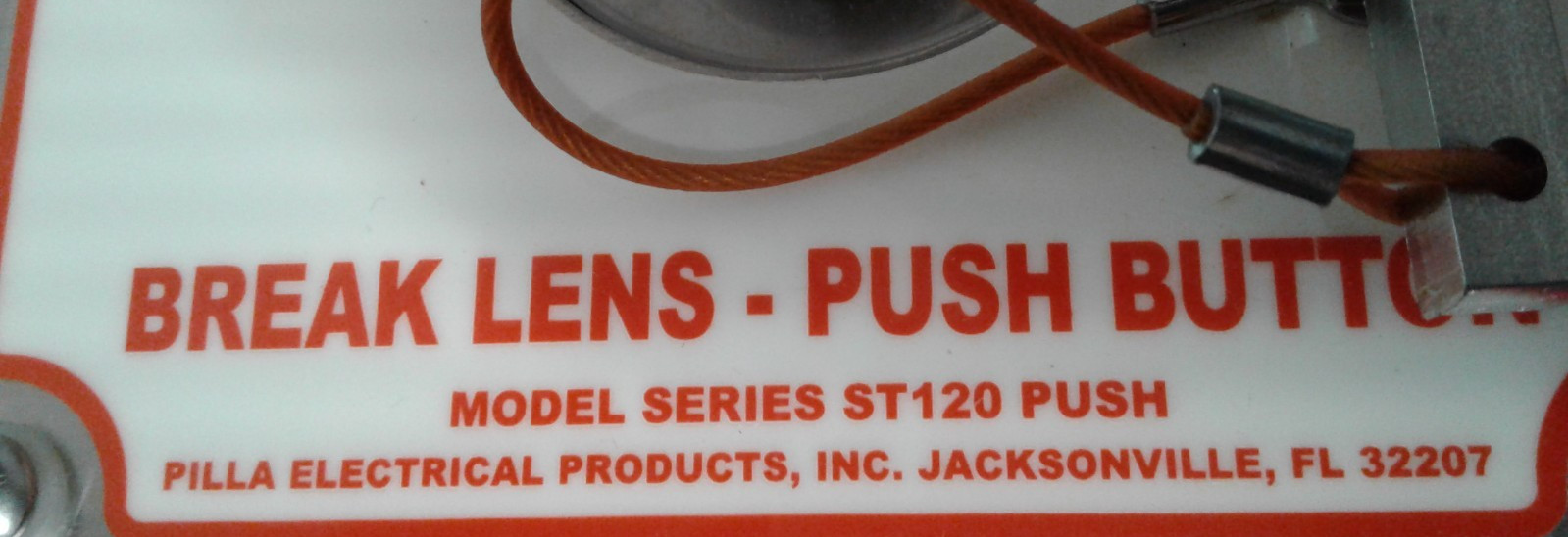 Pilla ST120SN4XS304BP2 Emergency Electrical Disconnect – New in Box