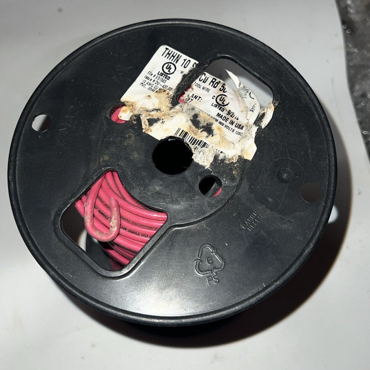 THHN 10 Star Cu We 500sp Wire Red Approx NO LESS THAN 250’ MTW Wire