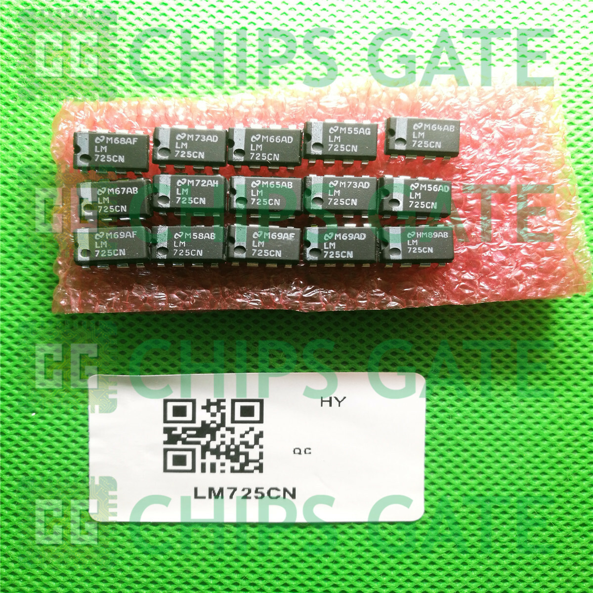 15PCS LM725CN Encapsulation:DIP-8,CAP 63V 3.3UF ELECT AXIAL