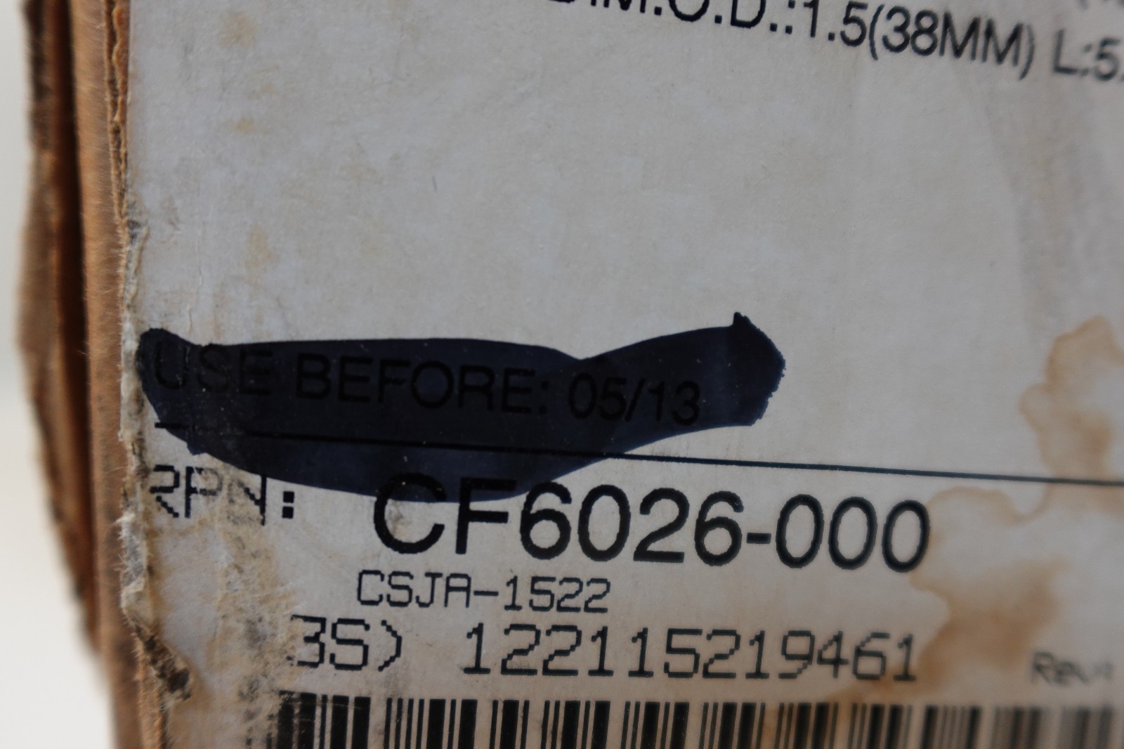 Tyco Raychem CSJA-1522 15kV Cold Shrinkable In-Line Electrical Splice – NOS