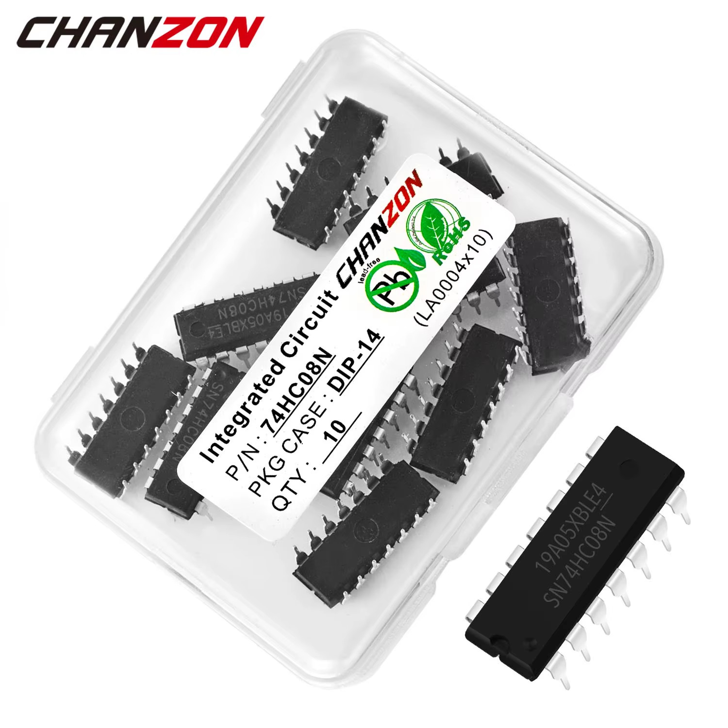 10PCS SN74HC08N DIP14 SN74HC08 DIP 74HC08N 74HC08 7408 Integrated Circuit Logic