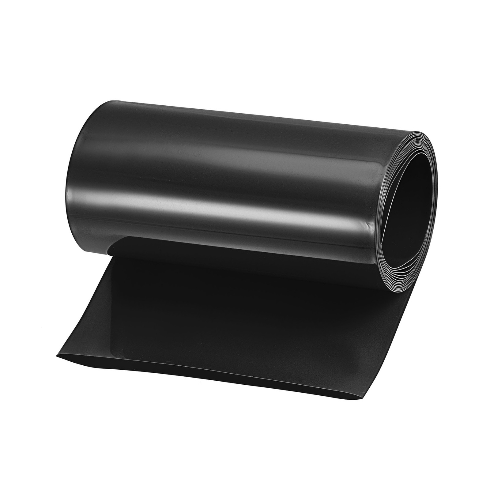 Battery Wrap PVC Heat Shrink Tubing 95mm Dia 150mm Flat 10 Feet Black,1PCS