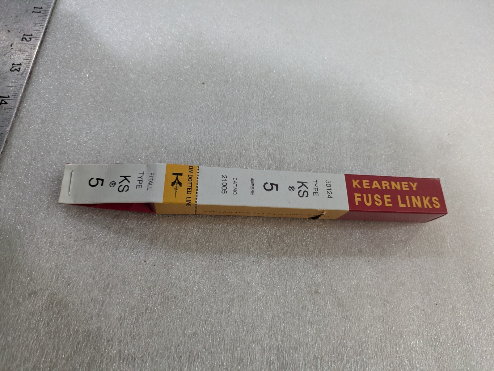 Kearney 21005 Fuse Link Type KS 5 Amp Fitall Medium Voltage Eaton Cooper Power