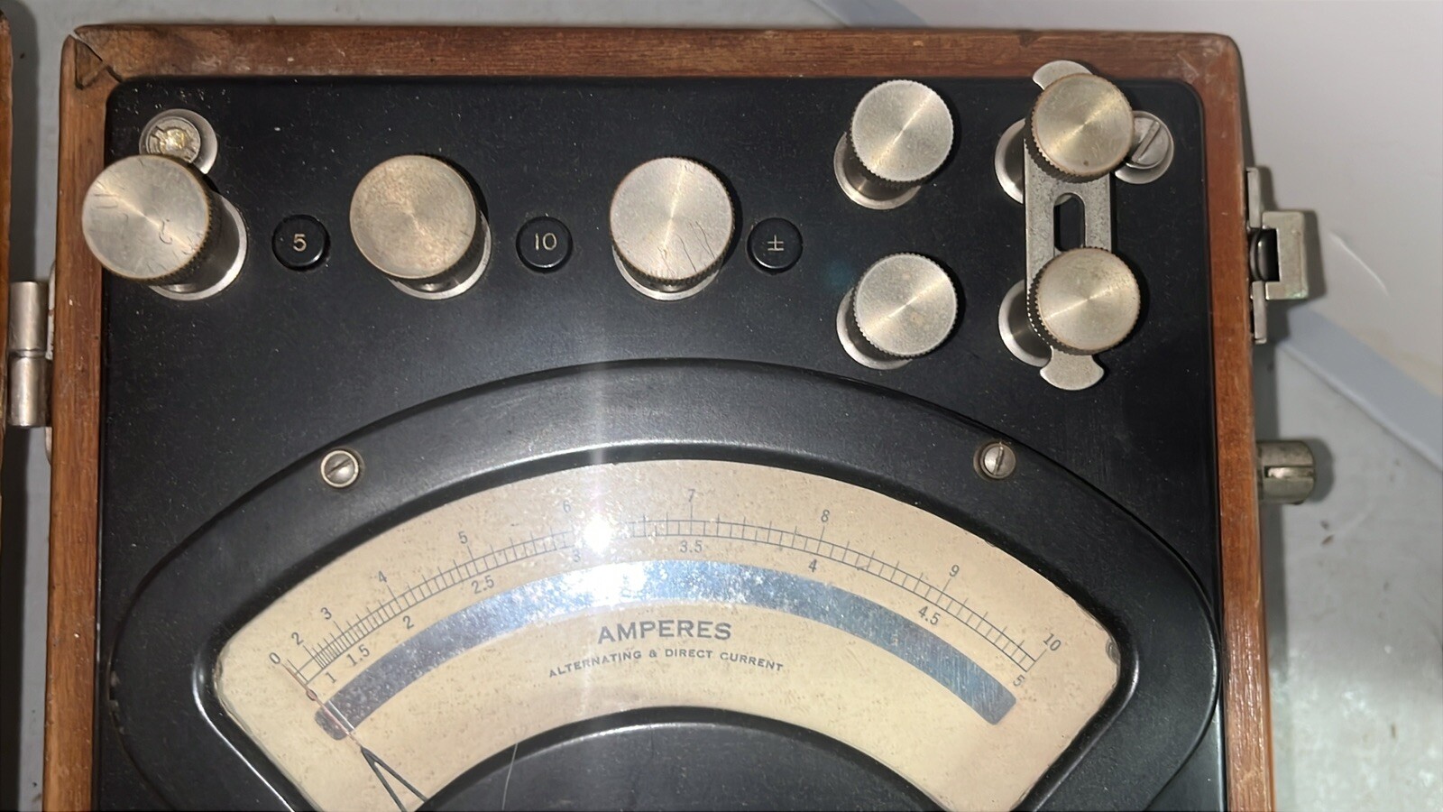 Vintage Weston AC-DC Ammeter Model 370
