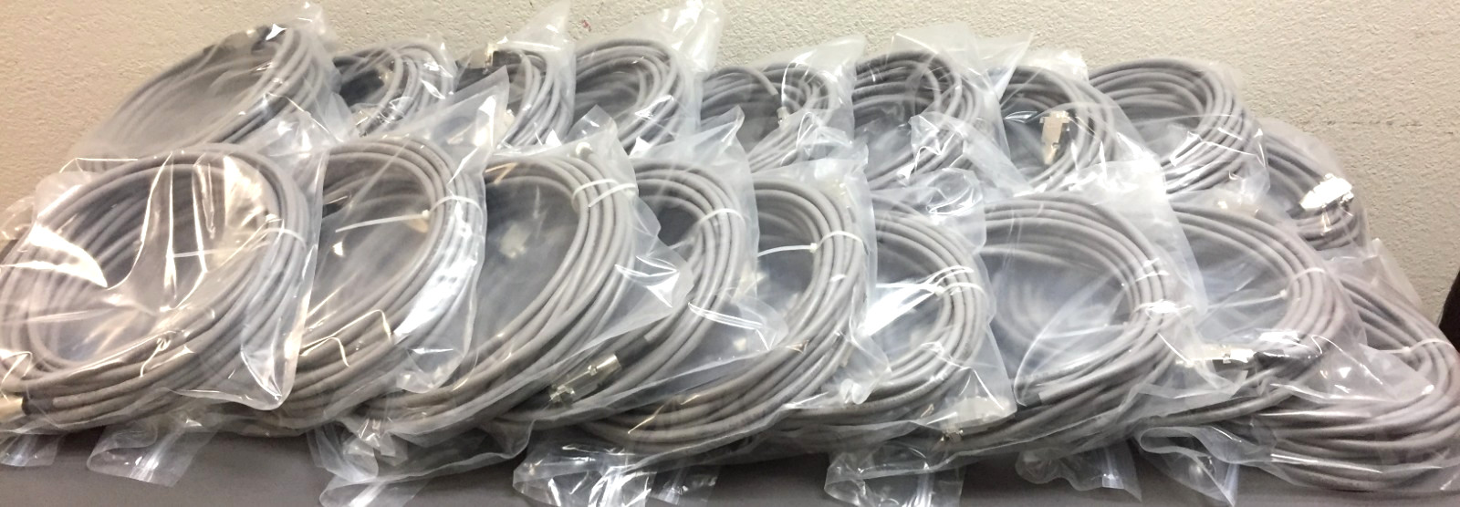 Alpha Wire 6010C, 22AWG 3PR Shield Cable 35 FT w/7-Pin Male/Female AMP Connector