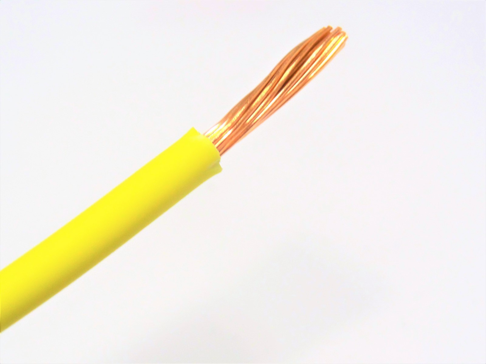 AUTOMOTIVE WIRE 10 AWG HIGH TEMPERATURE GXL WIRE YELLOW 25 FT MADE IN U.S.A