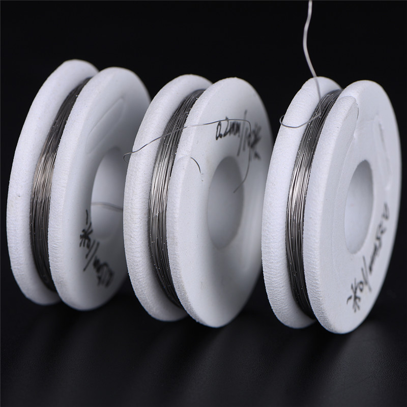 Nichrome Wire Electric Wire 0.15~0.25mm 10m Resistance Resistor AWG WirIJUSHAEM