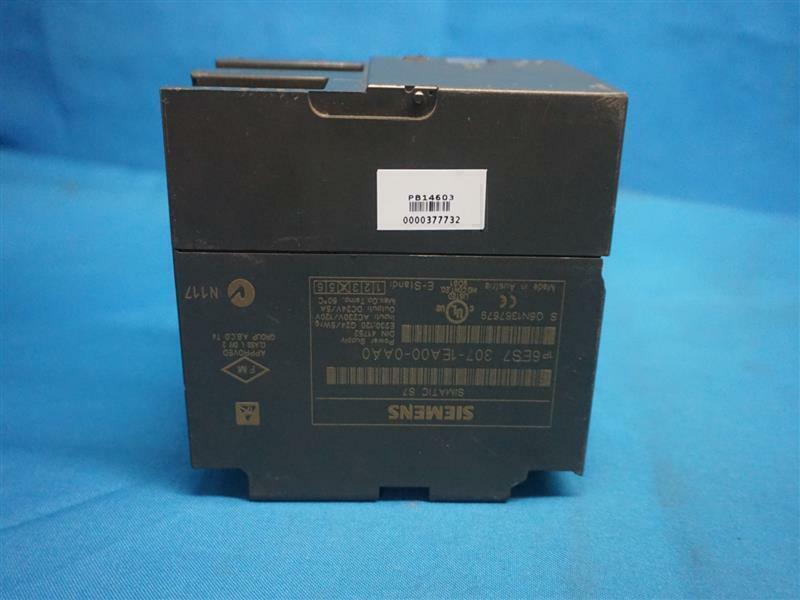 Siemens 6ES7 307-1EA00-0AA0 6ES73071EA000AA0 SIMATIC S7 w/ Breakage