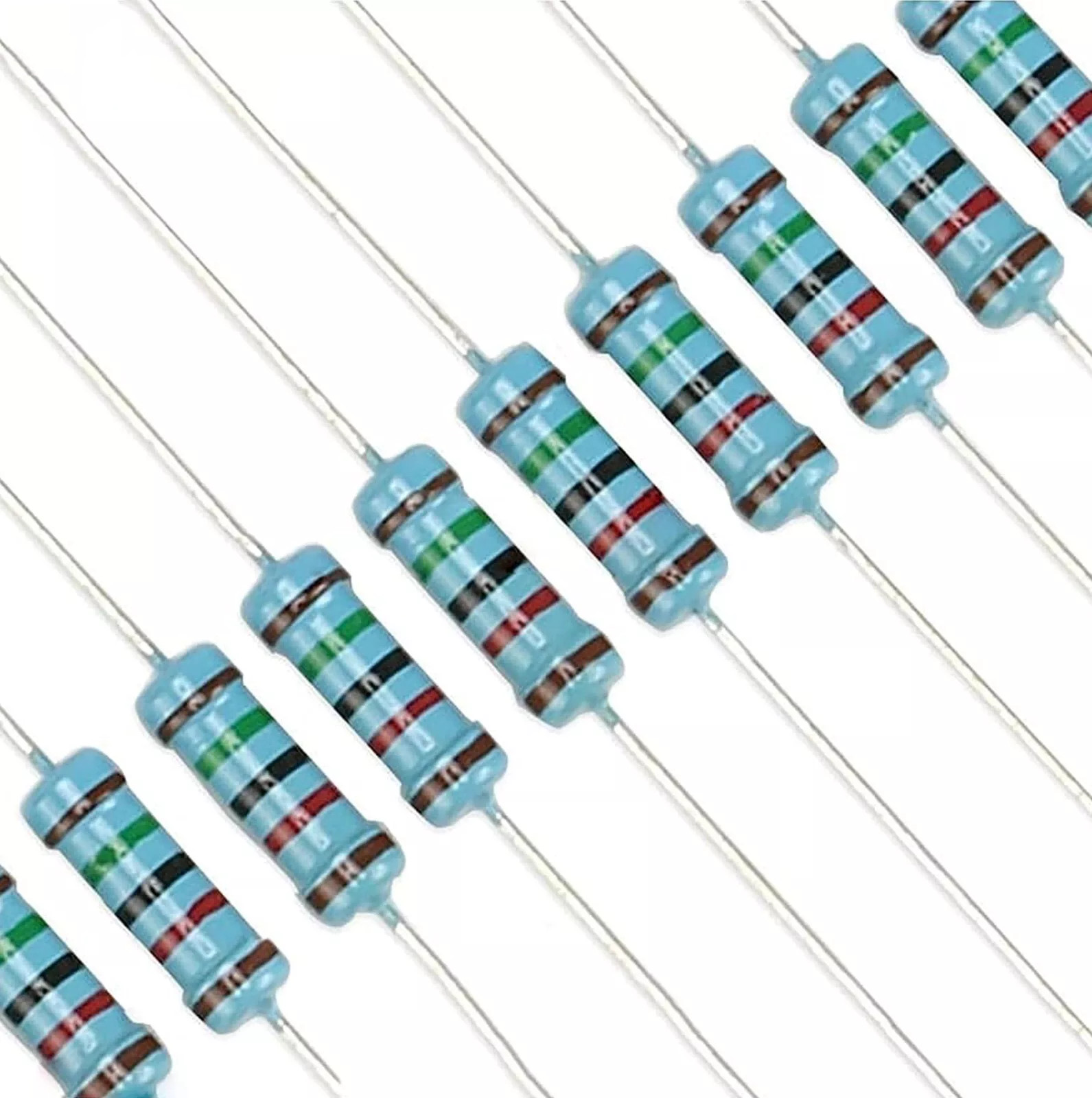 ‌1W 1% Metal Resistors 0.1Ω-2.2MΩ Full E24 Series Assorted Electronics Kit‌