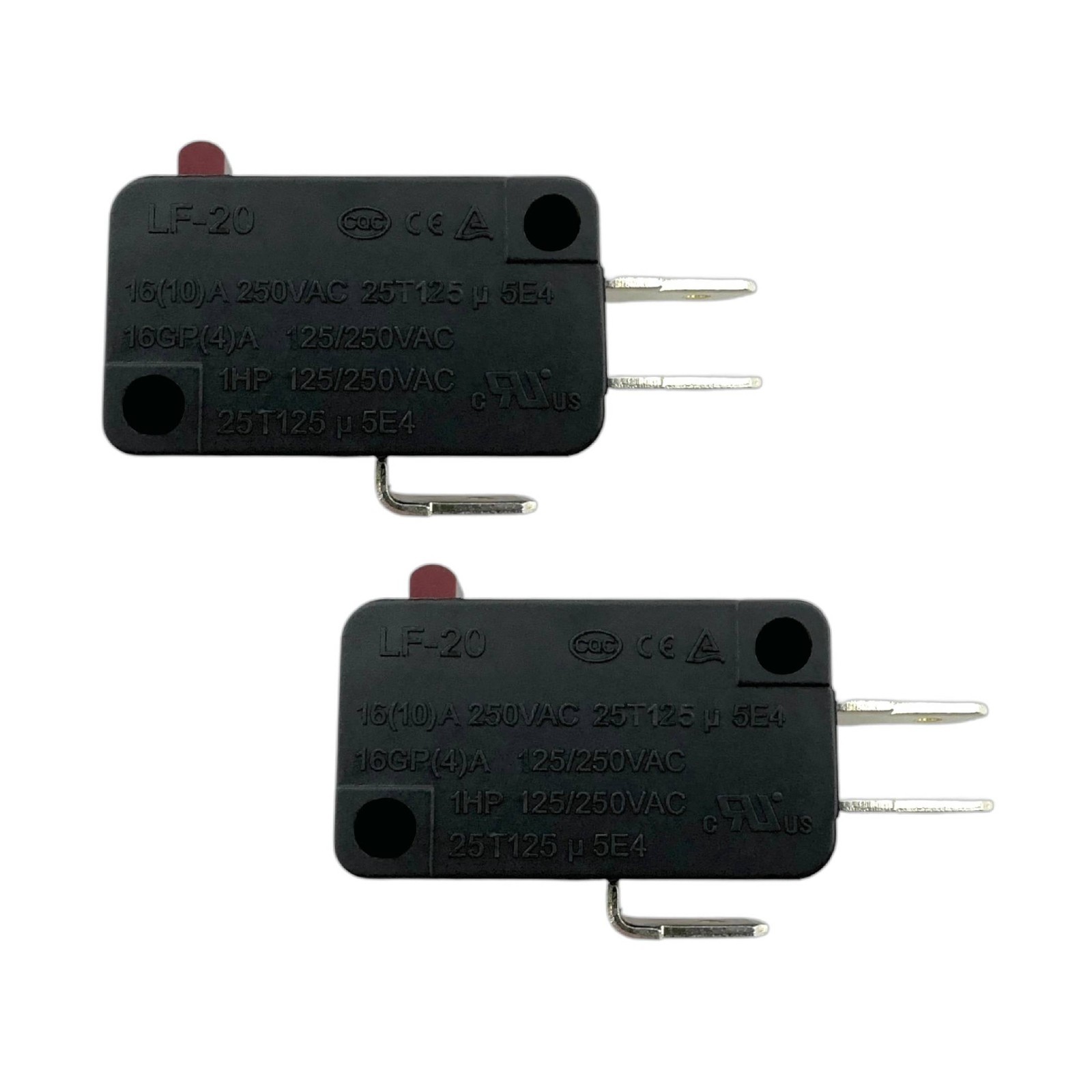 2x YUYANG LF-20 Micro Limit Switch 3 Pins 16A 250VAC