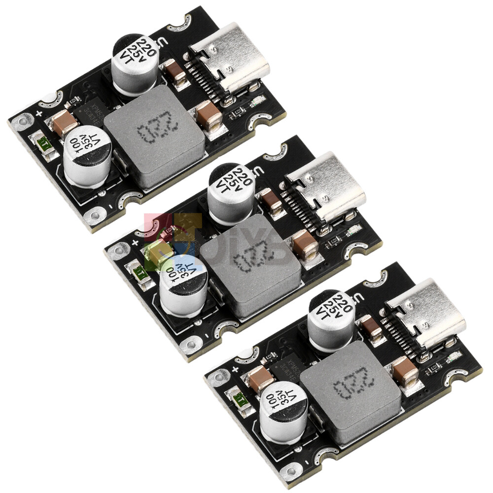 3PCS Fast Charging Module PD65W Type-C PD3.1 QC3.0 SCP PPS Fast Charging DC8-30V