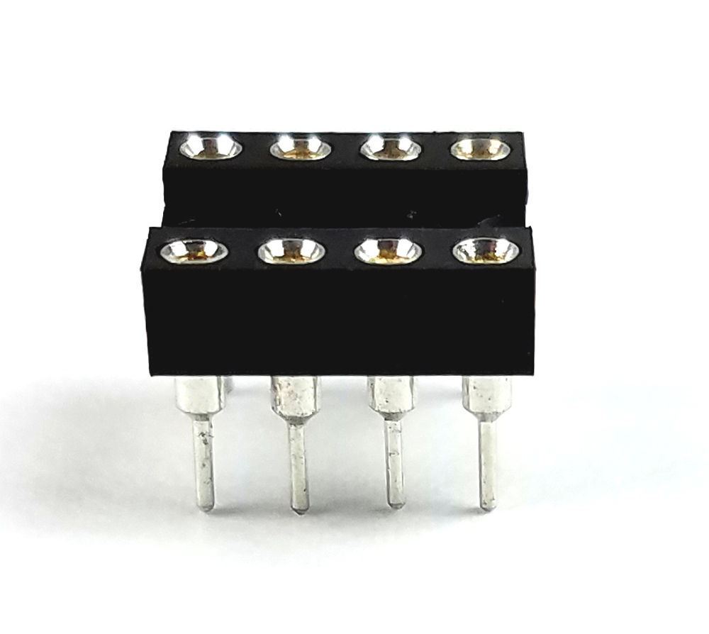 5PCS Microchip MCP6002-I/P MCP6002 + Sockets – Dual 1 MHz Op Amp DIP-8 New IC