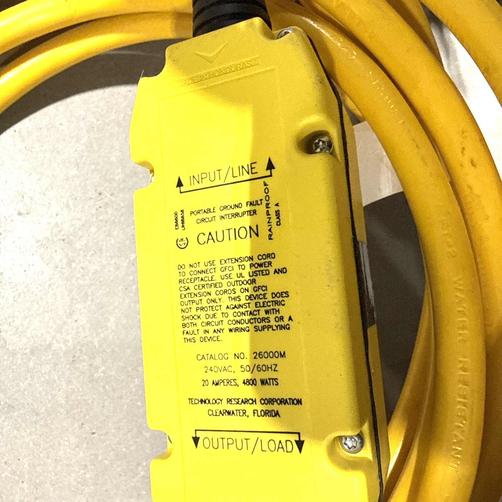 TRC Southwire 26000-125 GFCI Ground Fault Circuit 240 VAC 25′ Cable (2-PACK)