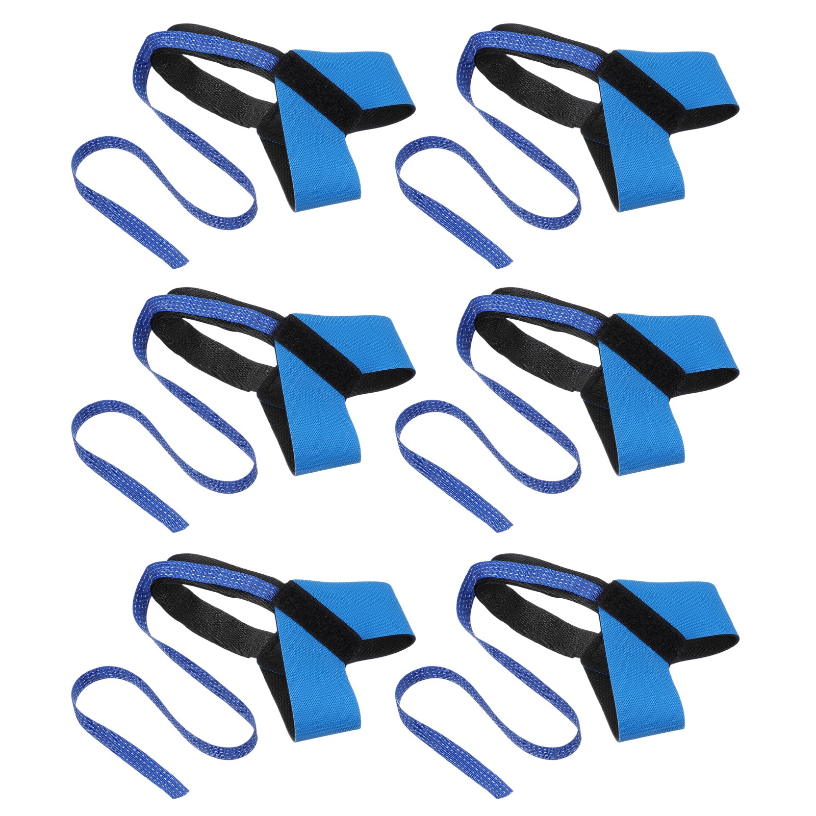 6 Pcs ESD Heel Strap, Anti Static Heel Strap 50cm Conductive Tape, Blue Black