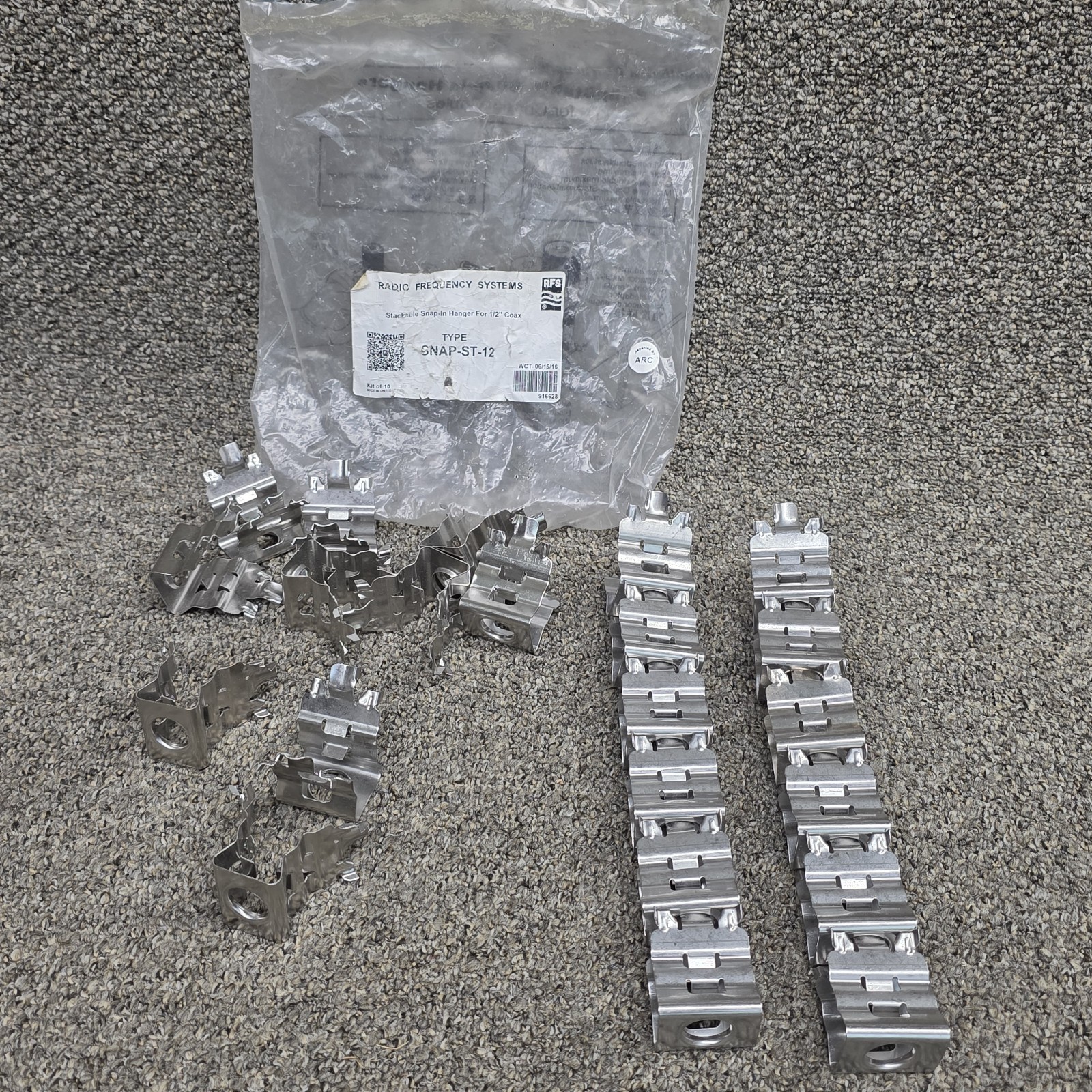 RFS Snap-in Hangers, specifically part number GNAP-ST-12, designed for 1/2″…