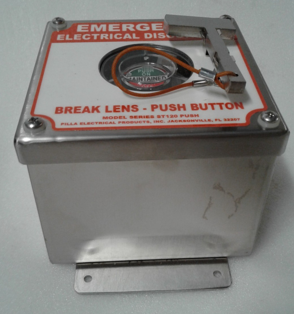 Pilla ST120SN4XS304BP2 Emergency Electrical Disconnect – New in Box