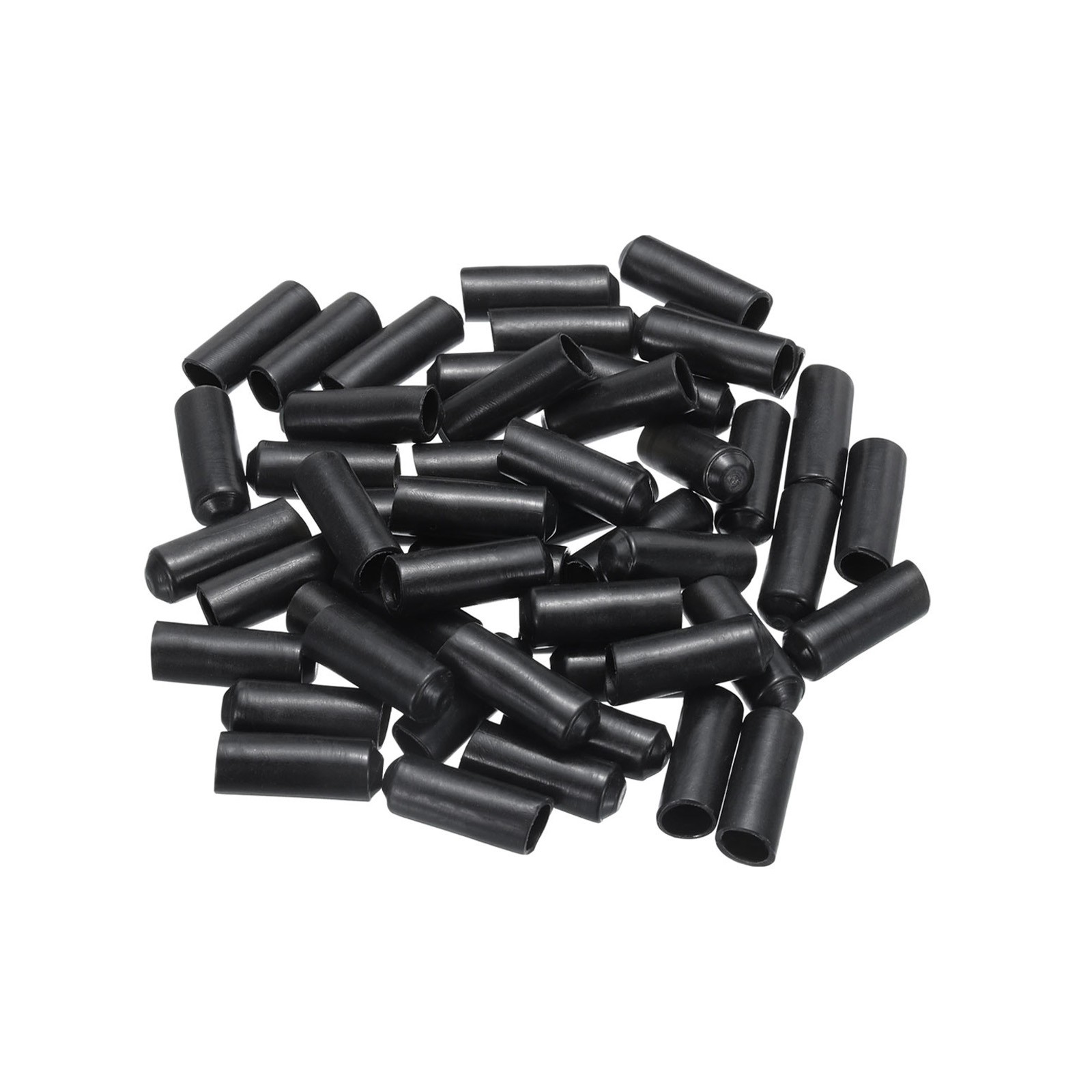 50pcs Heat Shrink End Cap 8mm Dia 2:1 Waterproof Electrical Wire Wrap Adhesive