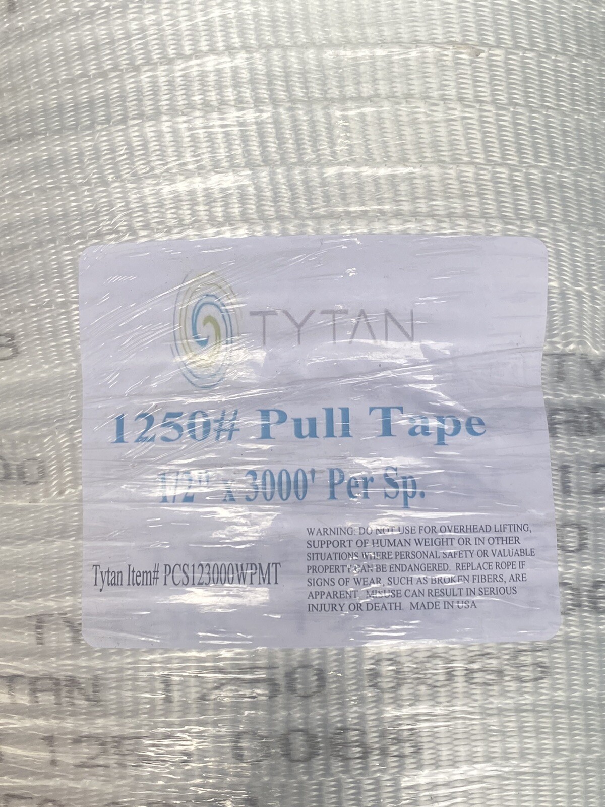 Tytan 1/2″ x 3000′ 1250 Lb Pulling Tape / Pull Tape