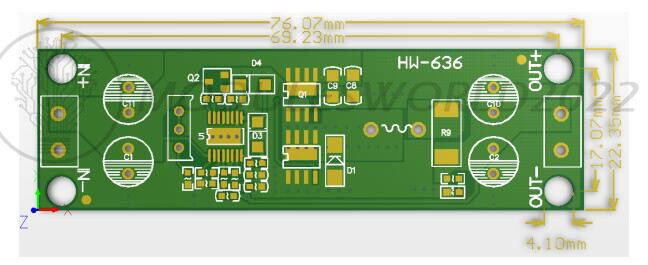 10A DC to DC 6.5-60V to 1.25-30V Adjustable Buck Converter Step down Regulator