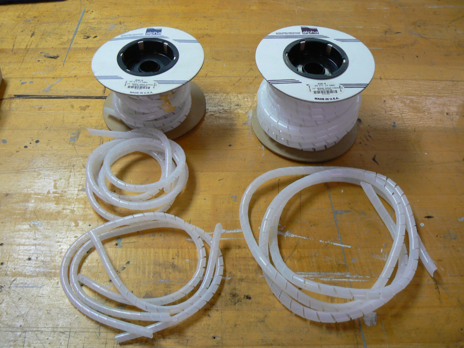 New Alpha Wire Spiral Wrap SW-3 & SW-4