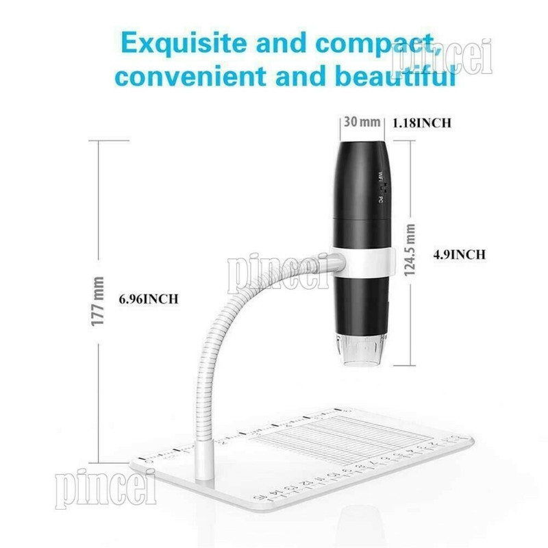 200MP Digital Microscope Wireless WiFi 1000X USB Magnifier f/iOS Andriod 2024NEW