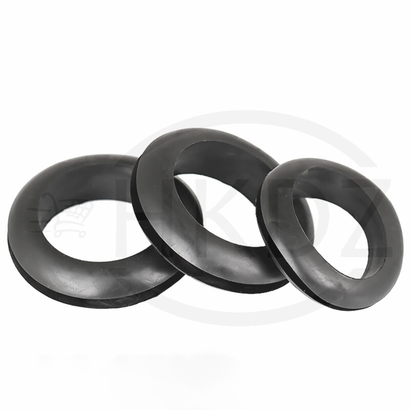 Open Wiring Grommets Rubber Black Open Grommet Cable Hole Electrical 3mm – 80mm