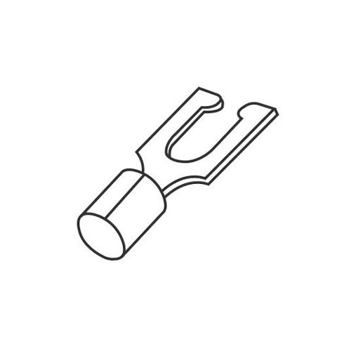 Penn Union LS1C-8, 12-10 Fork Terminal, #8 Stud Size, 3pcs