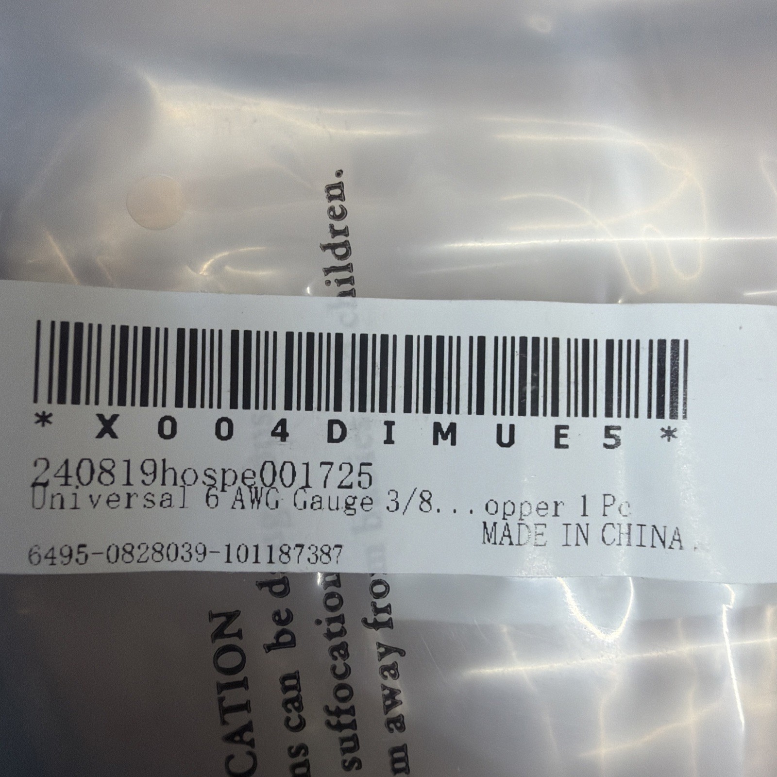 6 Gauge AWG Copper Battery Cable Marine, Car, Truck, RV, Solar Custom Made
