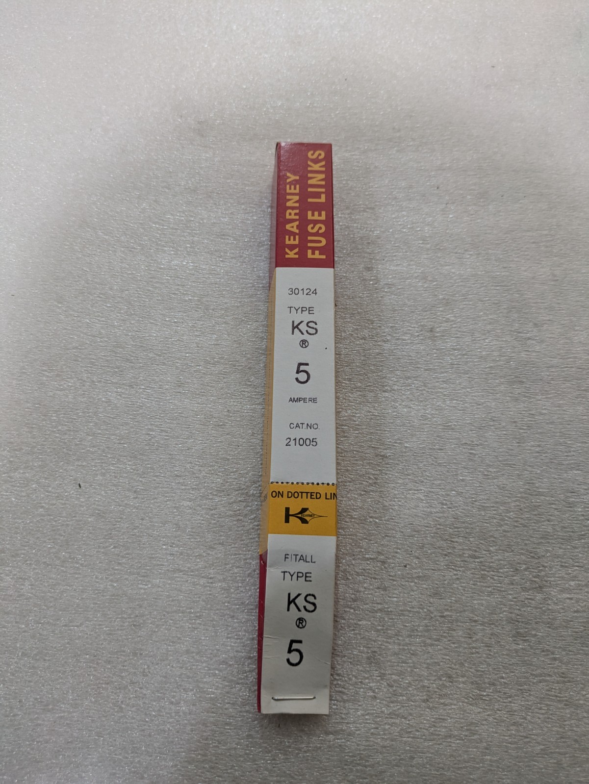 Kearney 21005 Fuse Link Type KS 5 Amp Fitall Medium Voltage Eaton Cooper Power