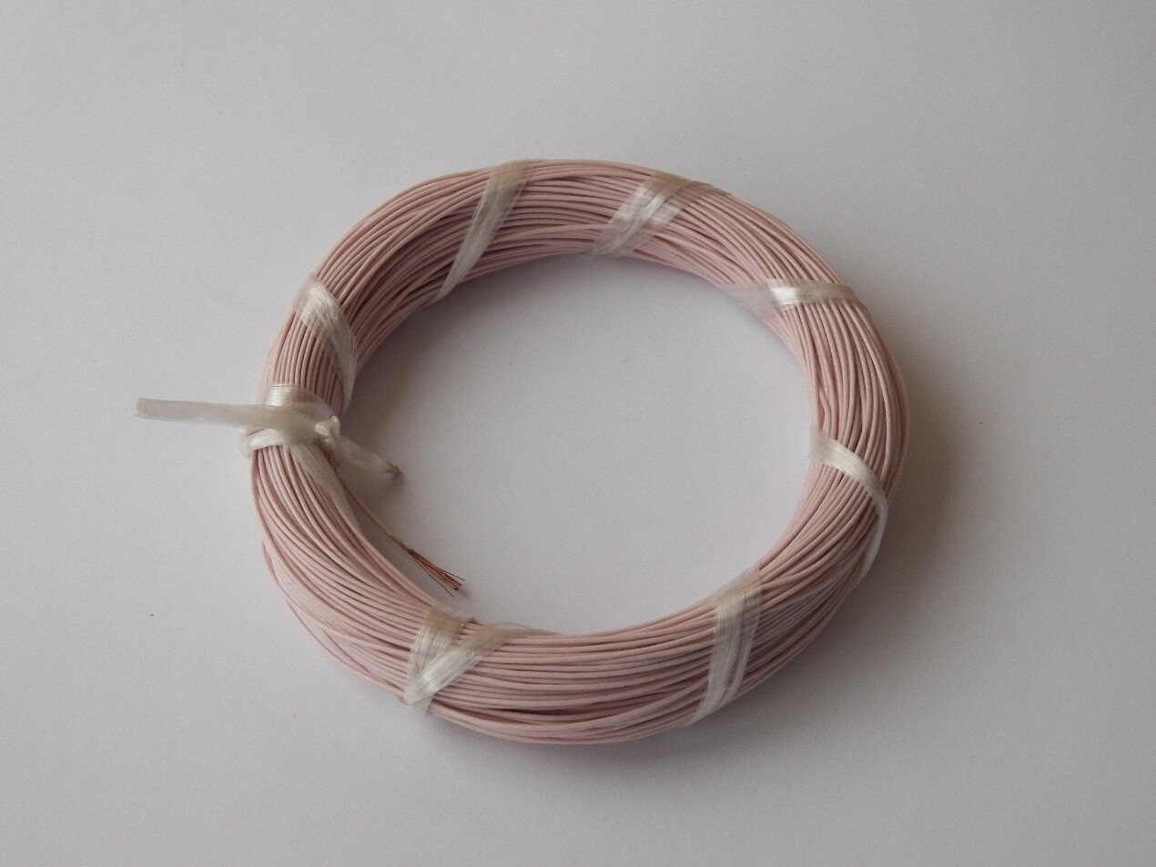 0.07mm2 29AWG ex-USSR Copper Teflon PTFE Wire MGTF QTY=100m ~328ft