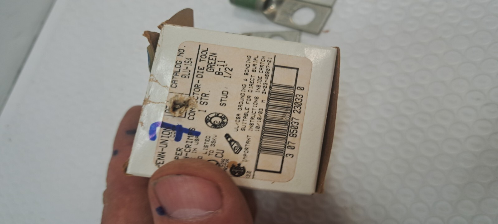 7X BLU1S4 Penn-Union 1AWG Compression Connector NEW