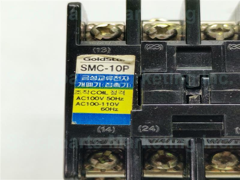Goldstar SMC-10P SMC10P 100V 50Hz 100-110V 60Hz Contactor 30 Days Warranty