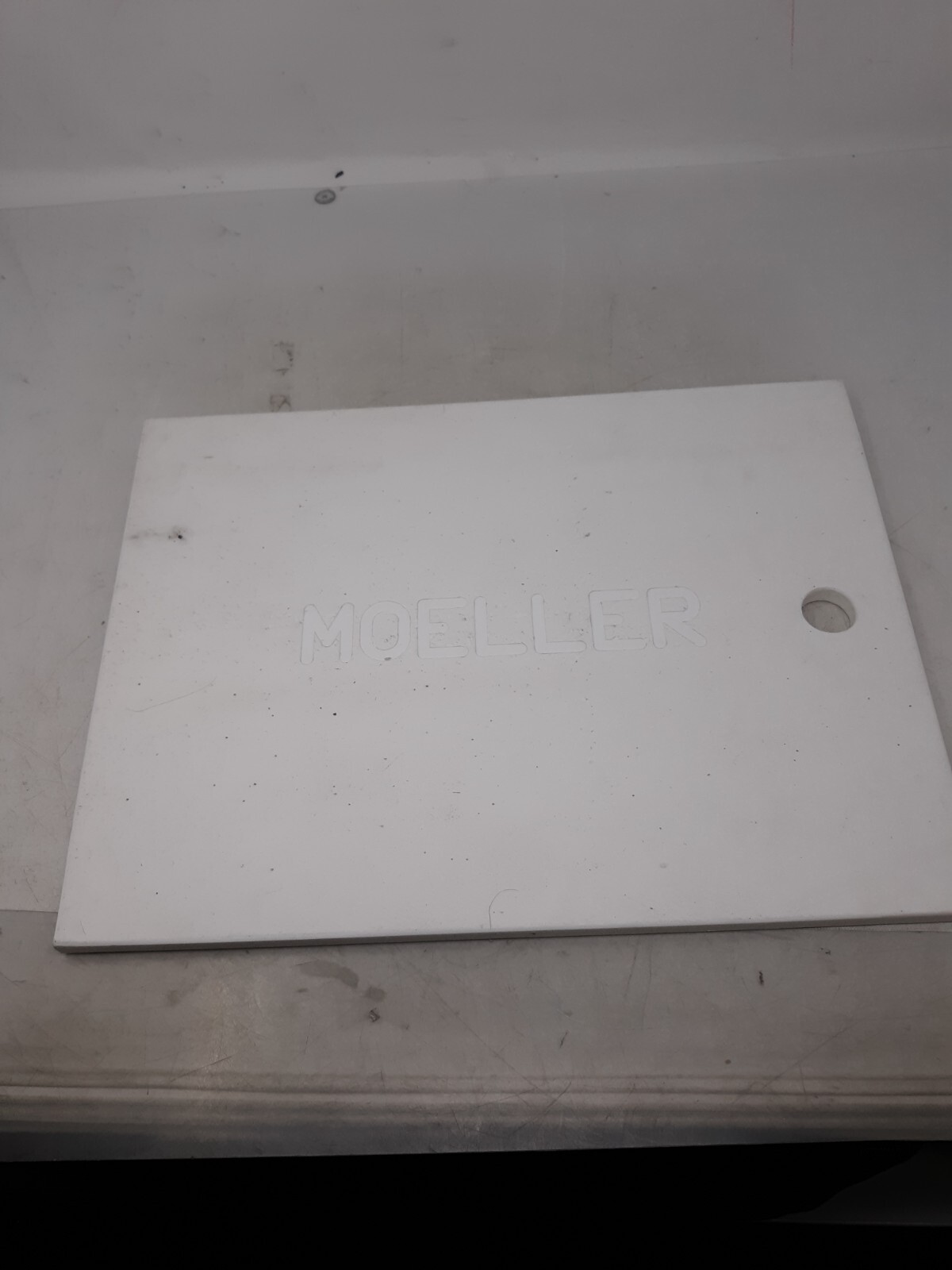 Moeller Electrical Panel Cover Plate 16″ x 12″ White PVC Industrial Replacement