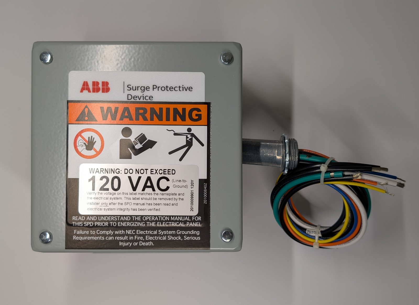 ABB/GE TLE120Y050WM Surge Protective Device Type 2 SPD 120/208V 50kA