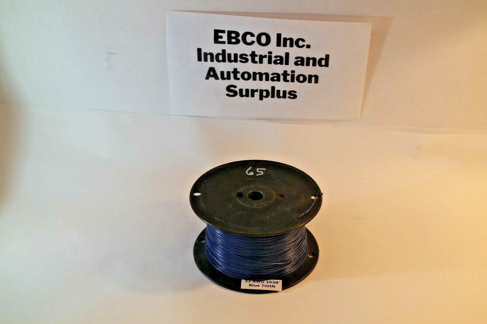 1038 ft 22 AWG THHN BLUE 600V Wire