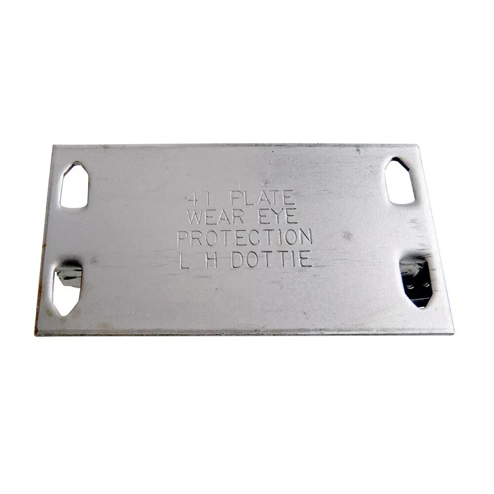 Dottie 411 16-Gauge Steel Safety Plates 1-1/2” x 2-3/4” (100 Pack)