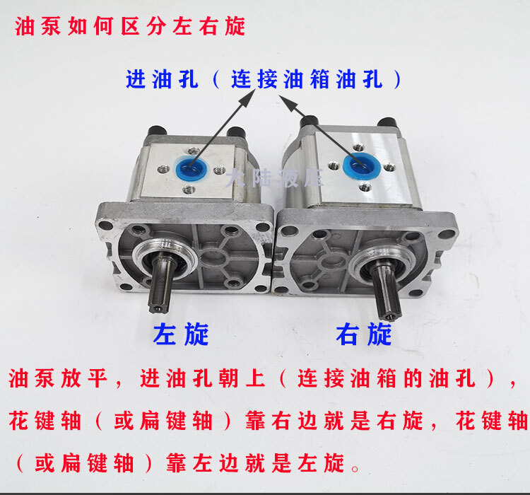 Gear Pump CBN-F306/F314/F316/F320/F325 Hydraulic Oil Gear Pump Spline Flat Key