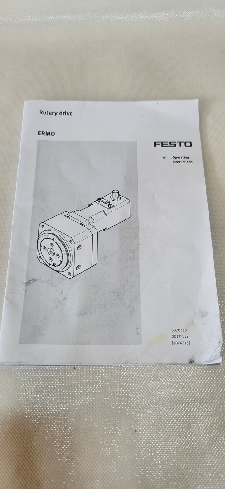 FESTO ERMO-16-ST-E Rotary Actuator 3008526