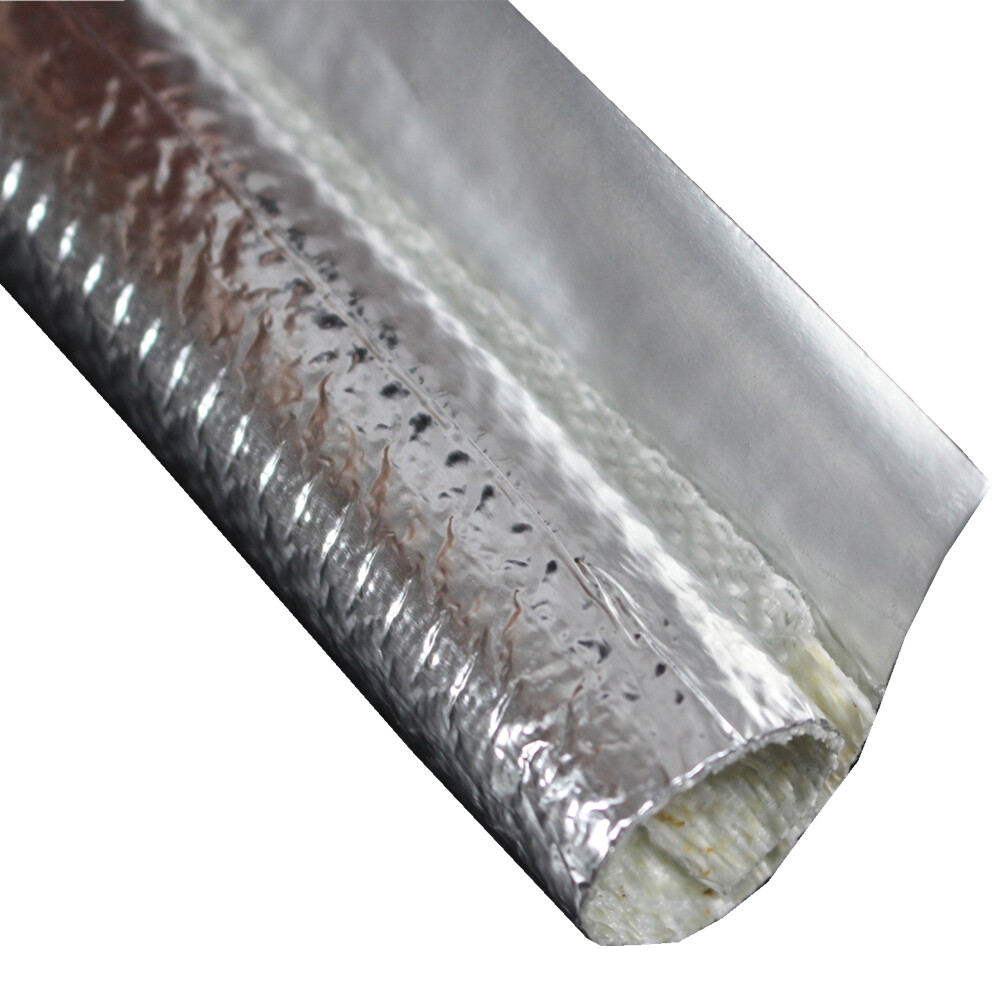 Self Adhesive Aluminum Heat Reflective Sleeve Protection for Hoses Wire Harnesse