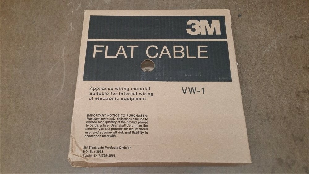 3M Twisted Pair Flat Cable 28 AWG 1700/20SF