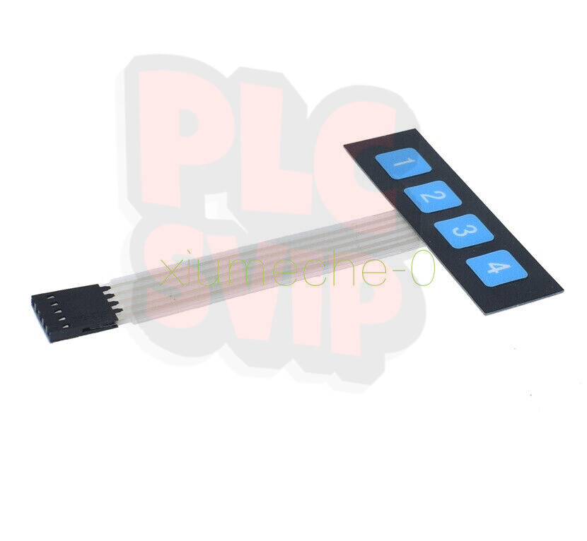 10PCS 1×4 Key Matrix Membrane Switch Control Panel Slim Keyboard Keypad