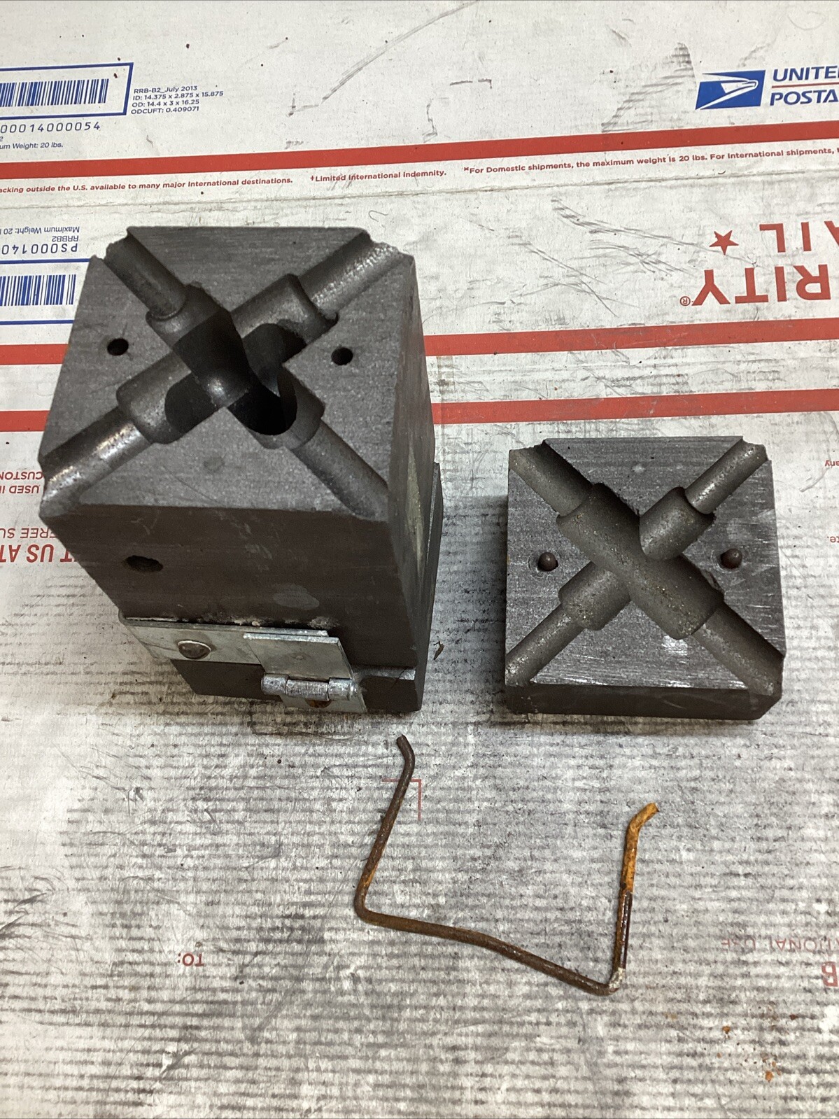ERICO CADWELD STD XAC-2Q2C MOLD XA 4/0 RUN & TAP 1/0 #150 CART ED4U 3295