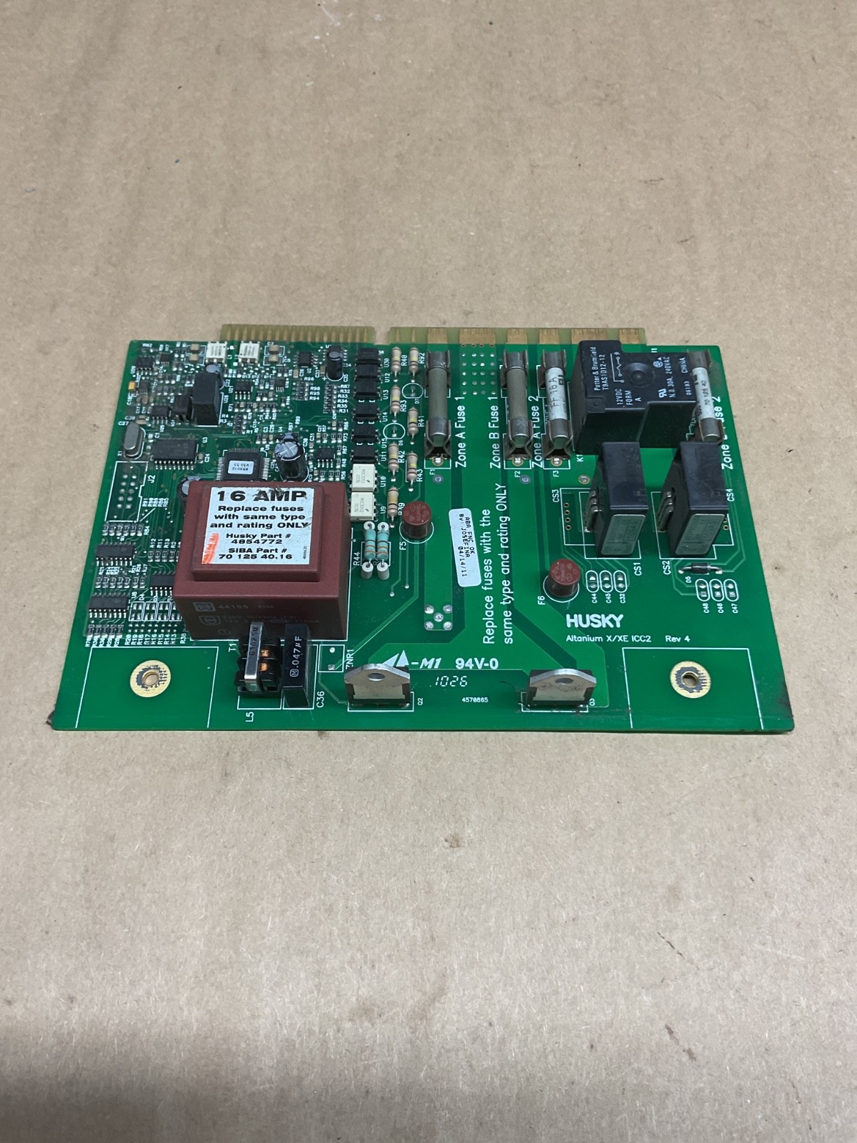 Husky Altanium X/XE ICC2 Rev. 4 Curcuit Board #4009X111