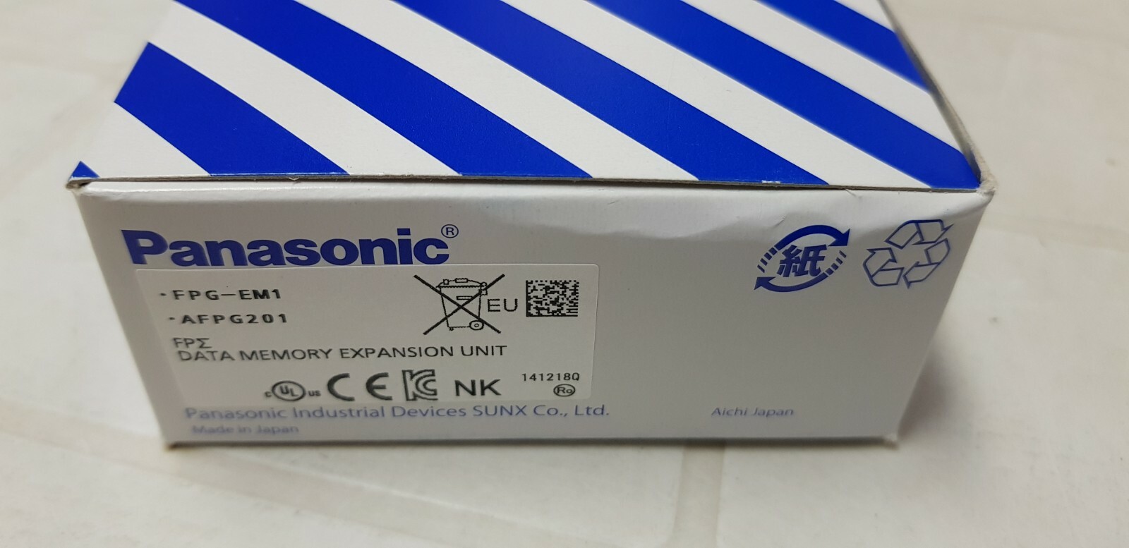 FPG-EM1 UNITÀ DI MEMORIZZAZIONE (512 KBYTE) SOLO PER I DATI PANASONIC OBSOLETO
