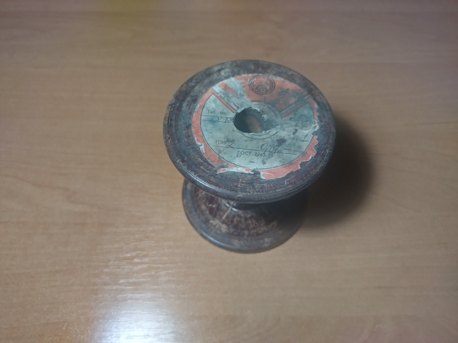 Vintage reel for wire USSR