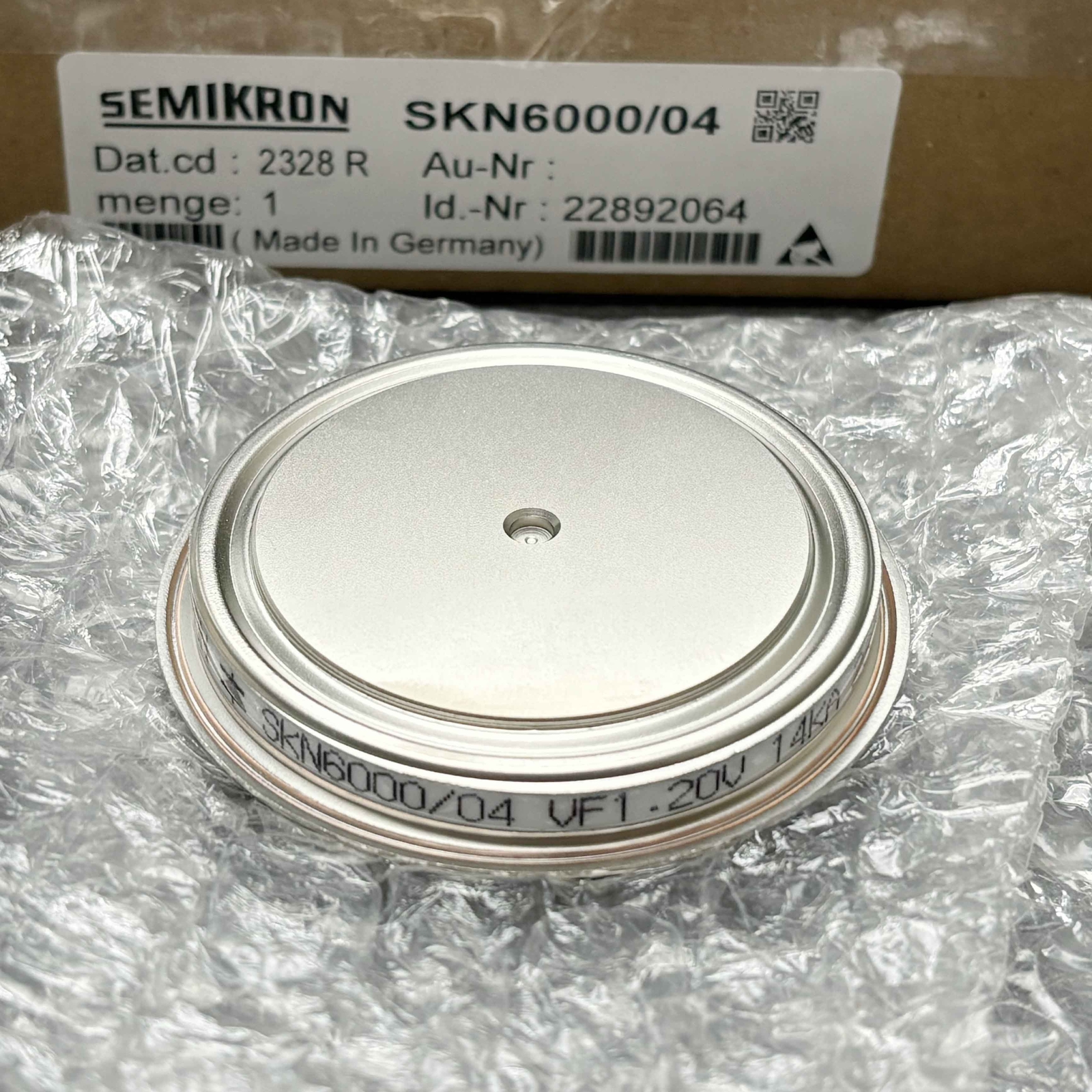 SCR Thyristor SKN6000/04 for Semikron VF1.20V 14KA